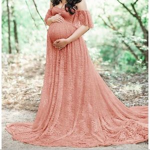 Maternity photo shoot gown